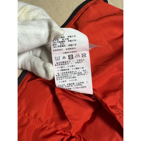 EA7 Emporio Armani Jacket Mens L Red Hooded Puffer Full Zip 6LPBJ0 PNE1Z - Picture 13 of 13